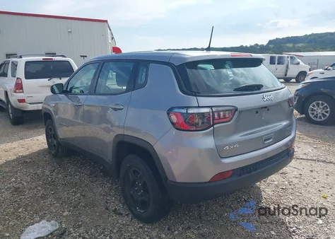 2020 Jeep Compass Sport 4X4 from USA, damaged, VIN 3C4NJDAB4LT256661